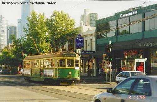 Trams em  Melbourne, Victoria - Australia