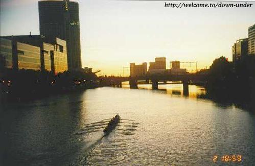 Southbank - Yarra River - Melbourne, Victoria - Australia